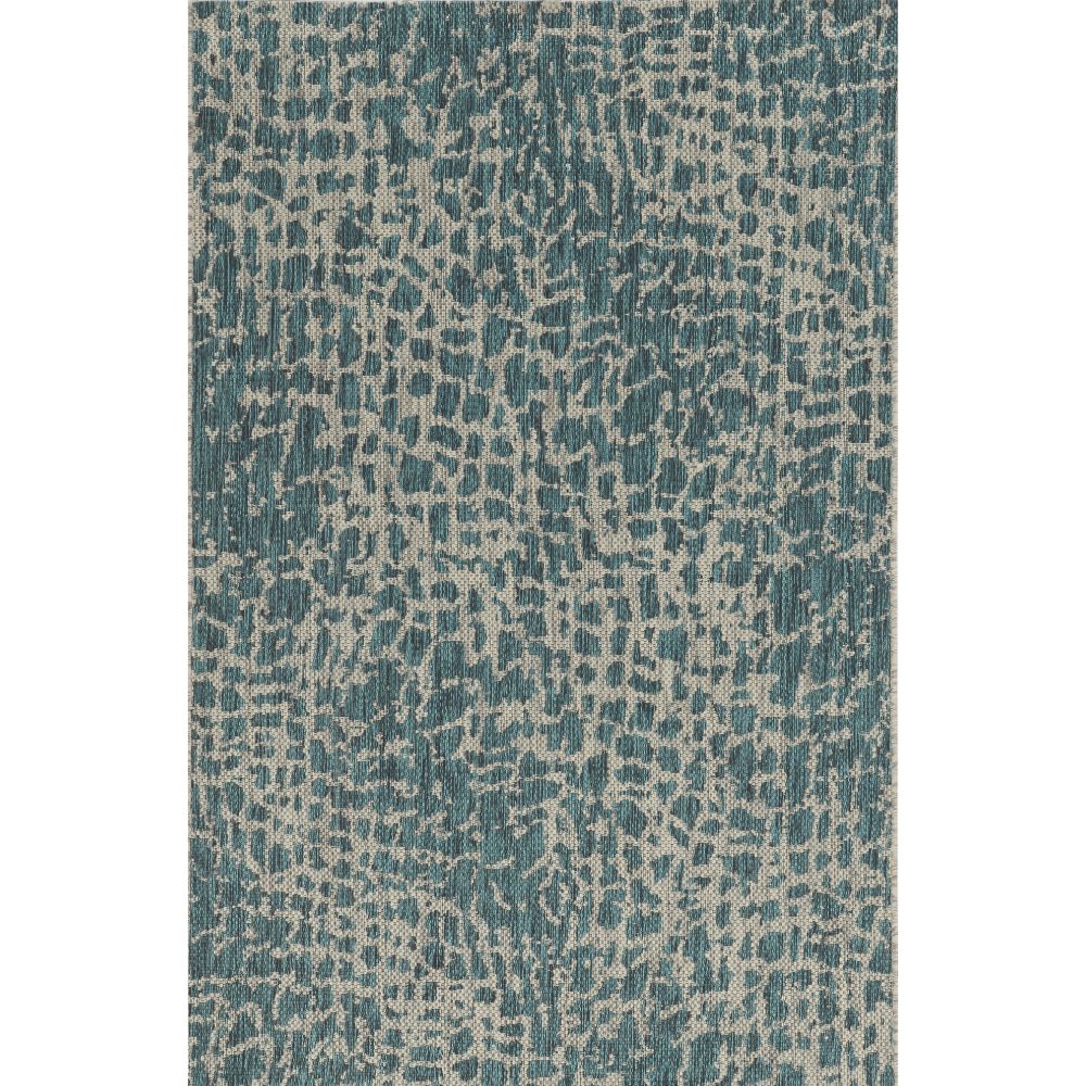 KAS 5750 Provo 7 Ft. 10 In. X 10 Ft. 10 In. Rectangle Rug in Teal